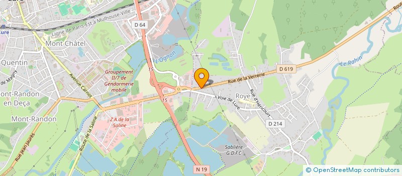 localisation de l'entreprise MADAME NADEGE GALMICHE  ROYE