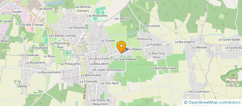 localisation de l'entreprise MADAME NADEGE GARCIA  BEAUMONT-EN-VERON