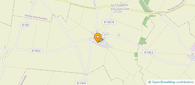 localisation de l'entreprise MADAME NADEGE GARNIER à LA CHAPELLE-D'AUNAINVILLE