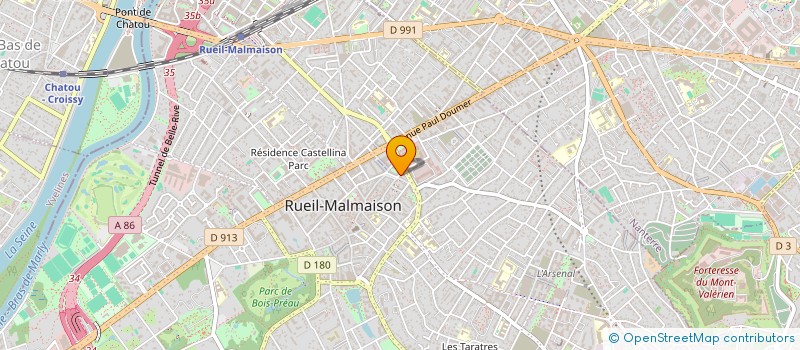 localisation de l'entreprise MADAME NADEGE GAUNET à RUEIL-MALMAISON