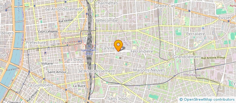 localisation de l'entreprise MADAME NADEGE GAUTHIER  LYON