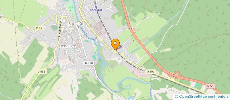 localisation de l'entreprise MADAME NADEGE GAZAR  BACCARAT