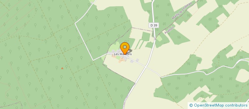 localisation de l'entreprise MADAME NADEGE GERAUX  MERRY-SUR-YONNE