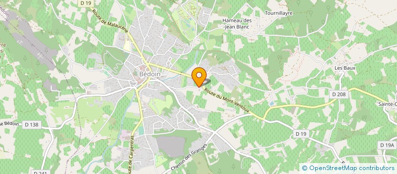 localisation de l'entreprise MADAME NADEGE GERBAUD à BEDOIN