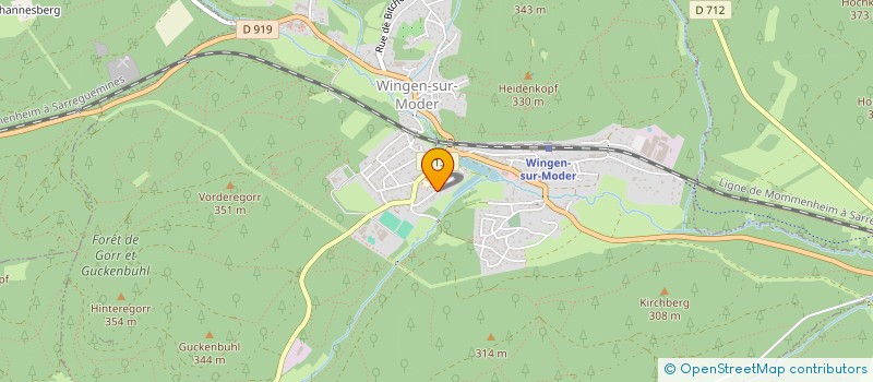 localisation de l'entreprise MADAME NADEGE GERBER  WINGEN-SUR-MODER