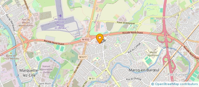 localisation de l'entreprise MADAME NADEGE GILLET à MARCQ-EN-BARŒUL