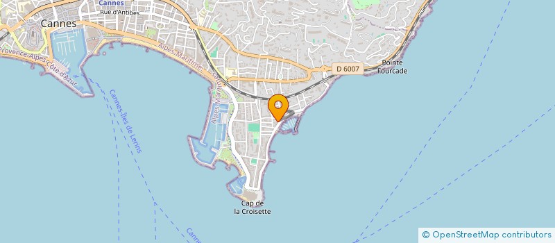localisation de l'entreprise MADAME NADEGE GIRARD à CANNES