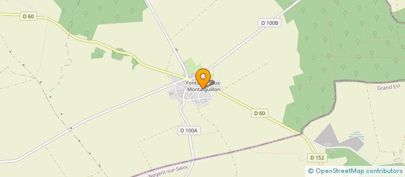 localisation de l'entreprise MADAME NADEGE GIRAULT  LOUAN-VILLEGRUIS-FONTAINE