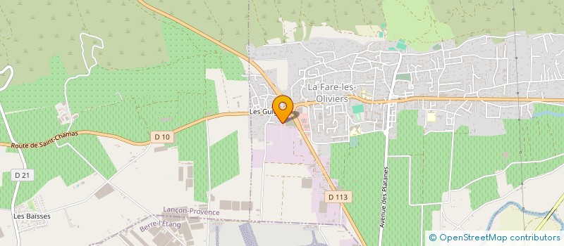 localisation de l'entreprise MADAME NADEGE GODARD  LA FARE-LES-OLIVIERS