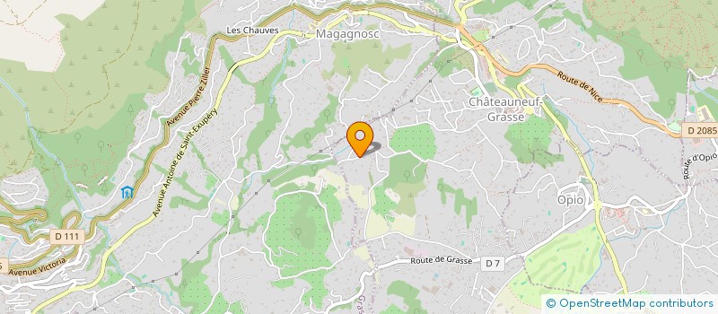 localisation de l'entreprise MADAME NADEGE GODINEAU  CHATEAUNEUF-GRASSE