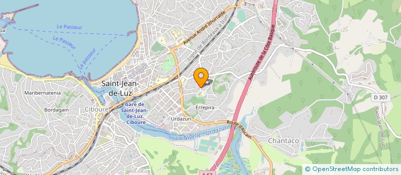 localisation de l'entreprise MADAME NADEGE GOMEZ  SAINT-JEAN-DE-LUZ