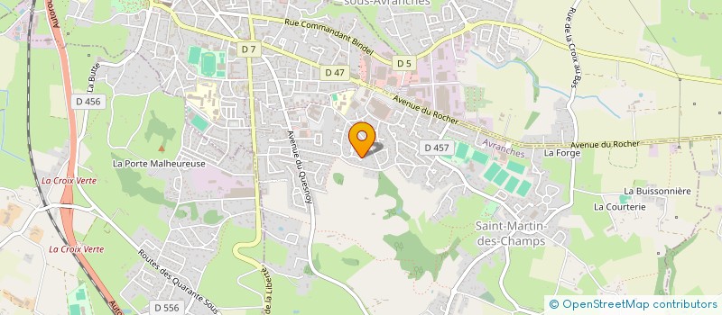 localisation de l'entreprise MADAME NADEGE GONTIER  AVRANCHES