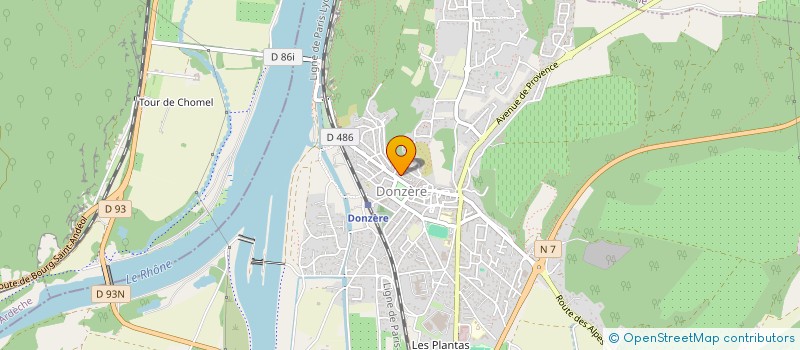 localisation de l'entreprise MADAME NADEGE GOUBERT  DONZERE