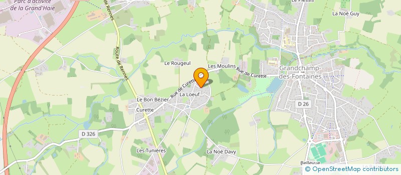 localisation de l'entreprise MADAME NADEGE GOUPIL à GRANDCHAMP-DES-FONTAINES