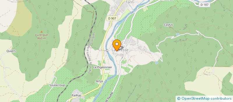 localisation de l'entreprise MADAME NADEGE GRATIO  RIVIERE-SUR-TARN