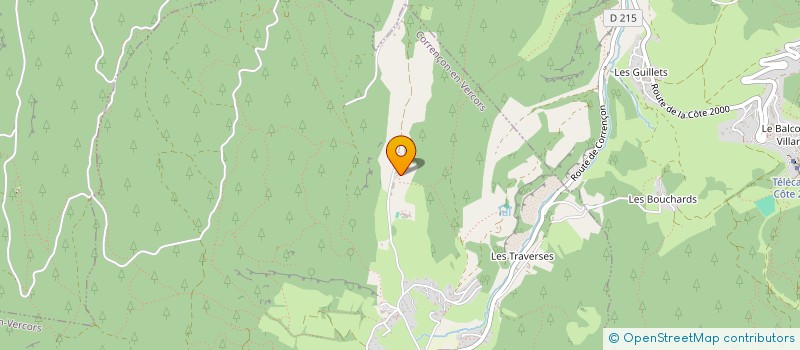 localisation de l'entreprise MADAME NADEGE GROLLIER  CORRENCON-EN-VERCORS