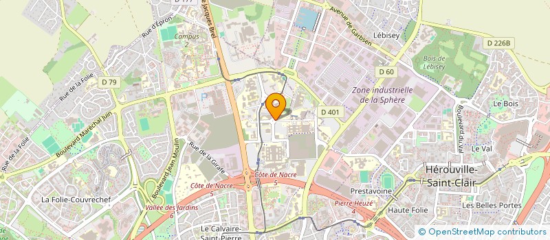 localisation de l'entreprise MADAME NADEGE GUERINEL à CAEN