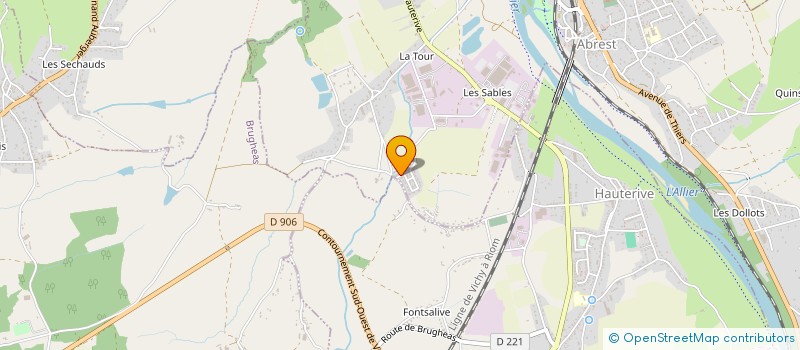 localisation de l'entreprise MADAME NADEGE GUERRIER  ABREST