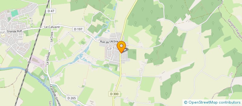 localisation de l'entreprise MADAME NADEGE GUILBAULT  NEUVILLE-SUR-SARTHE