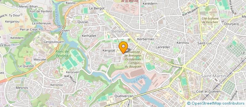 localisation de l'entreprise MADAME NADEGE GUILLAUME à BREST