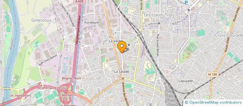 localisation de l'entreprise MADAME NADEGE GUILLEMIN à TOULOUSE