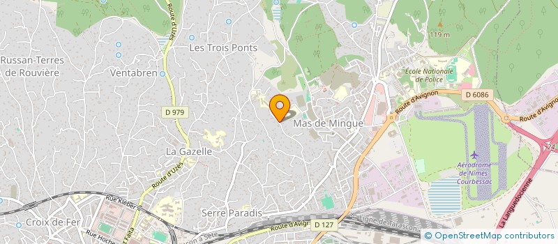 localisation de l'entreprise MADAME NADEGE GUILLON  NIMES