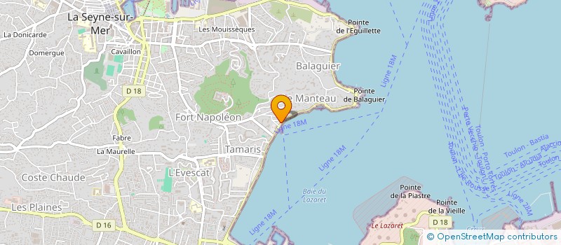 localisation de l'entreprise MADAME NADEGE HAJDU à LA SEYNE-SUR-MER