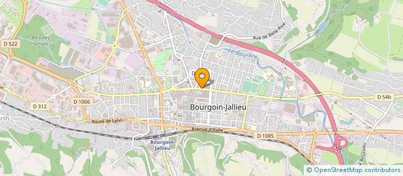 localisation de l'entreprise MADAME NADEGE HALI à BOURGOIN-JALLIEU