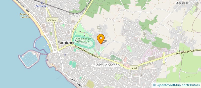 localisation de l'entreprise MADAME NADEGE HAMON à PORNICHET
