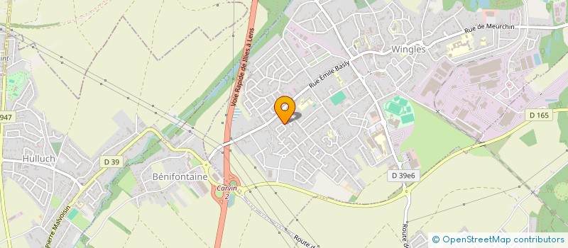 localisation de l'entreprise MADAME NADEGE HANQUEZ  WINGLES