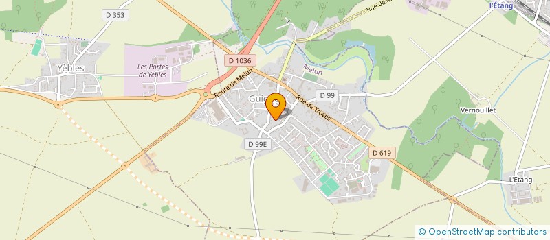 localisation de l'entreprise MADAME NADEGE HAUSSARD  GUIGNES