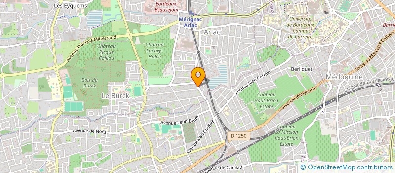 localisation de l'entreprise MADAME NADEGE HENIN  MERIGNAC