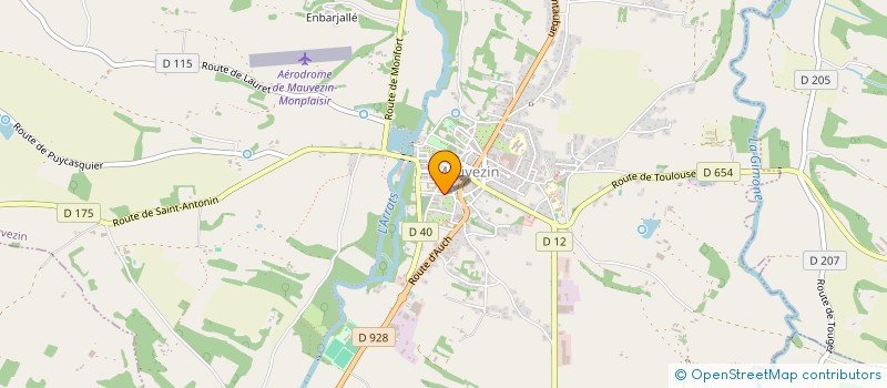 localisation de l'entreprise MADAME NADEGE HERVE  MAUVEZIN