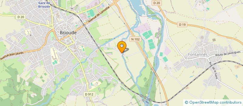 localisation de l'entreprise MADAME NADEGE HINDERCHIED  BRIOUDE