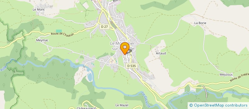 localisation de l'entreprise MADAME NADEGE HOLLARD  LE MONASTIER-SUR-GAZEILLE