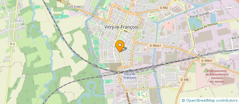 localisation de l'entreprise MADAME NADEGE HOORELBECKE  VITRY-LE-FRANCOIS