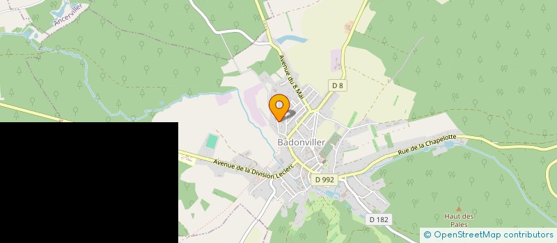 localisation de l'entreprise MADAME NADEGE HUMBERT  BADONVILLER