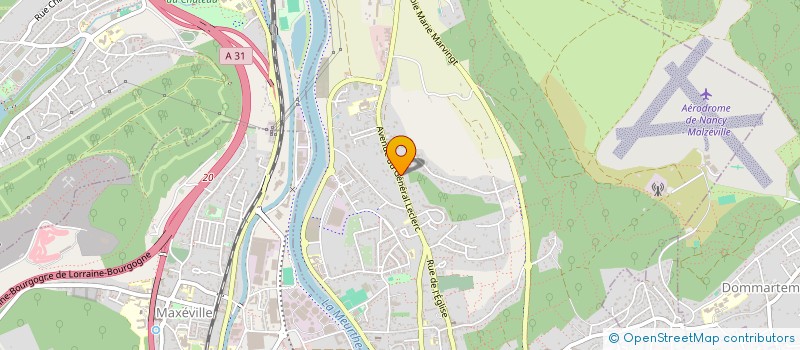 localisation de l'entreprise MADAME NADEGE HUSSON  MALZEVILLE