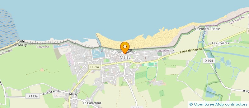 localisation de l'entreprise MADAME NADEGE IBANEZ HERNANDEZ  GRANDCAMP-MAISY