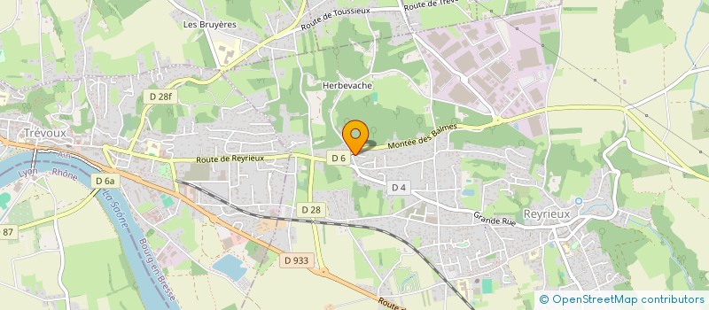localisation de l'entreprise MADAME NADEGE JACQUEMOT à REYRIEUX