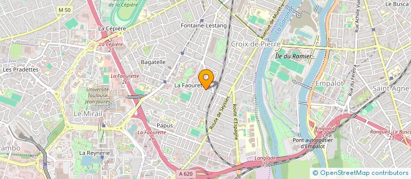 localisation de l'entreprise MADAME NADEGE JACQUES  TOULOUSE
