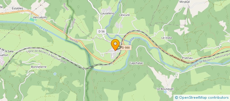 localisation de l'entreprise MADAME NADEGE JAHIER  BANASSAC-CANILHAC