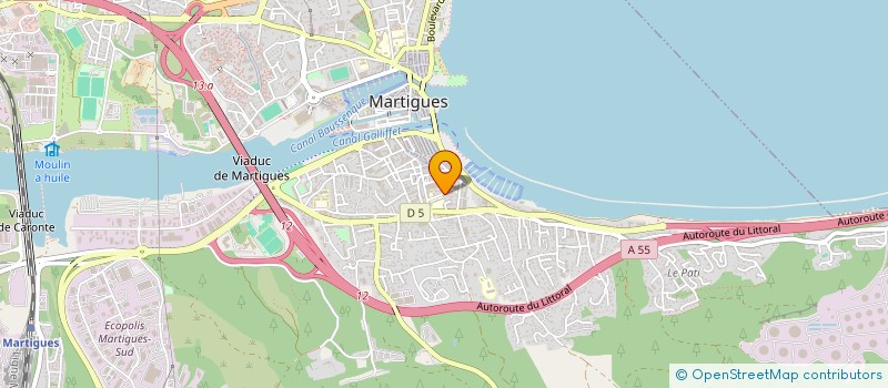 localisation de l'entreprise MADAME NADEGE JALAGUIER  MARTIGUES