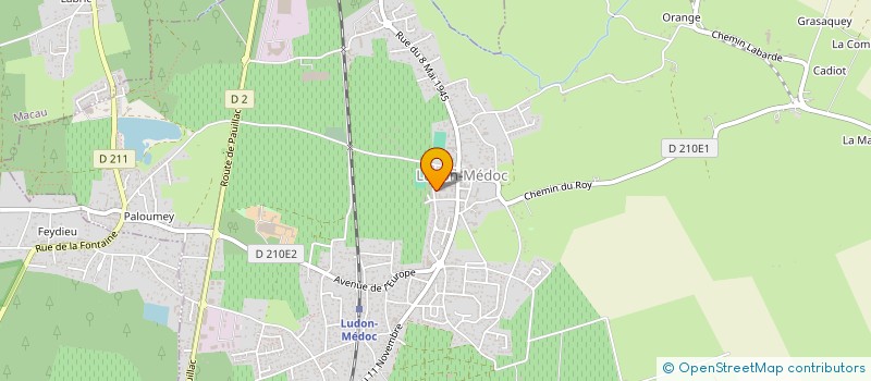 localisation de l'entreprise MADAME NADEGE JANOT  LUDON-MEDOC