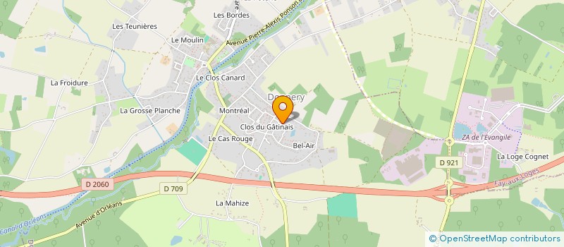 localisation de l'entreprise MADAME NADEGE JEAN à DONNERY