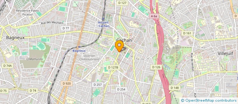 localisation de l'entreprise MADAME NADEGE JOELLE TAILLARD  CACHAN