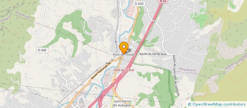 localisation de l'entreprise MADAME NADEGE JOURDAN  ROQUEVAIRE