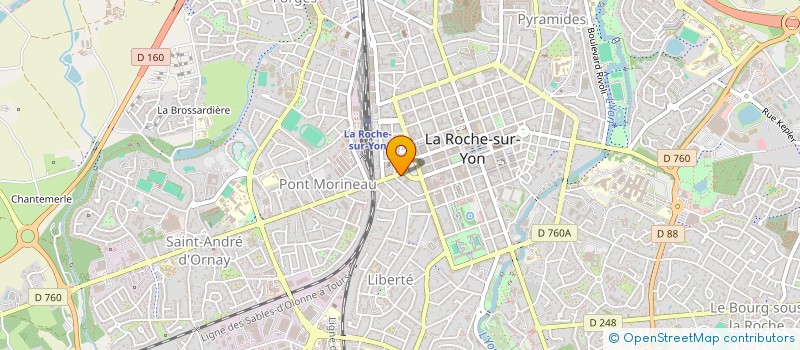 localisation de l'entreprise MADAME NADEGE KLEIN à LA ROCHE-SUR-YON
