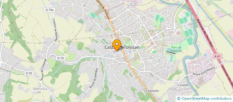 localisation de l'entreprise MADAME NADEGE LAFFORGUE à CASTANET-TOLOSAN