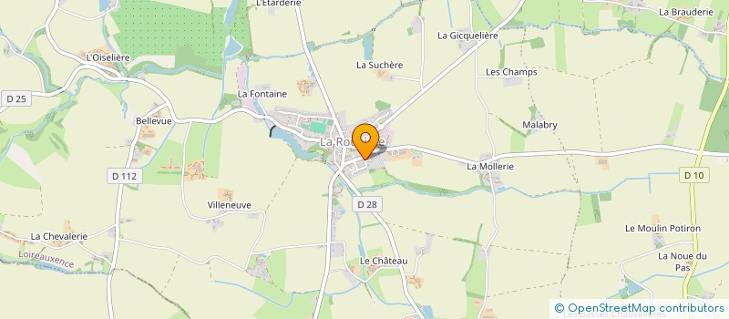 localisation de l'entreprise MADAME NADEGE LAHEU à LOIREAUXENCE